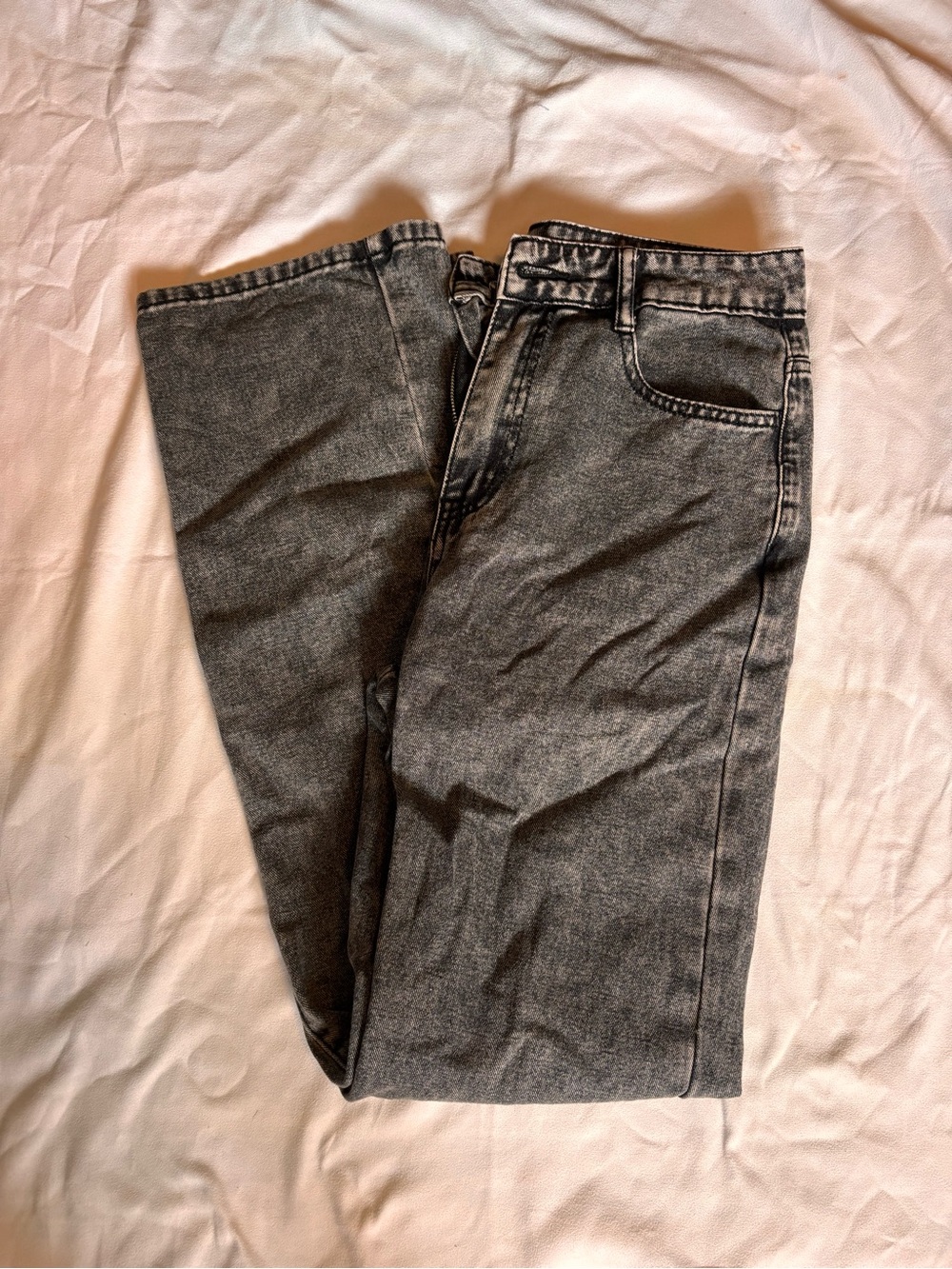 Women’s Boyfriend Jeans in Washed Charcoal Gray